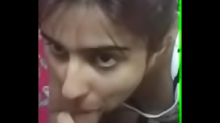Indian Desi Girlfriend Blowjob  Cum in Mouth and enjoys it takes it like a player